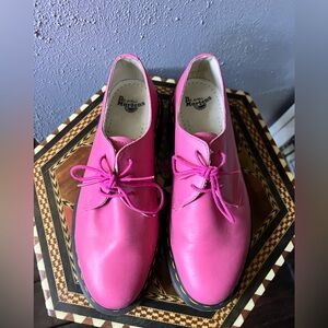 Berry Pink Doc Marten Shoes